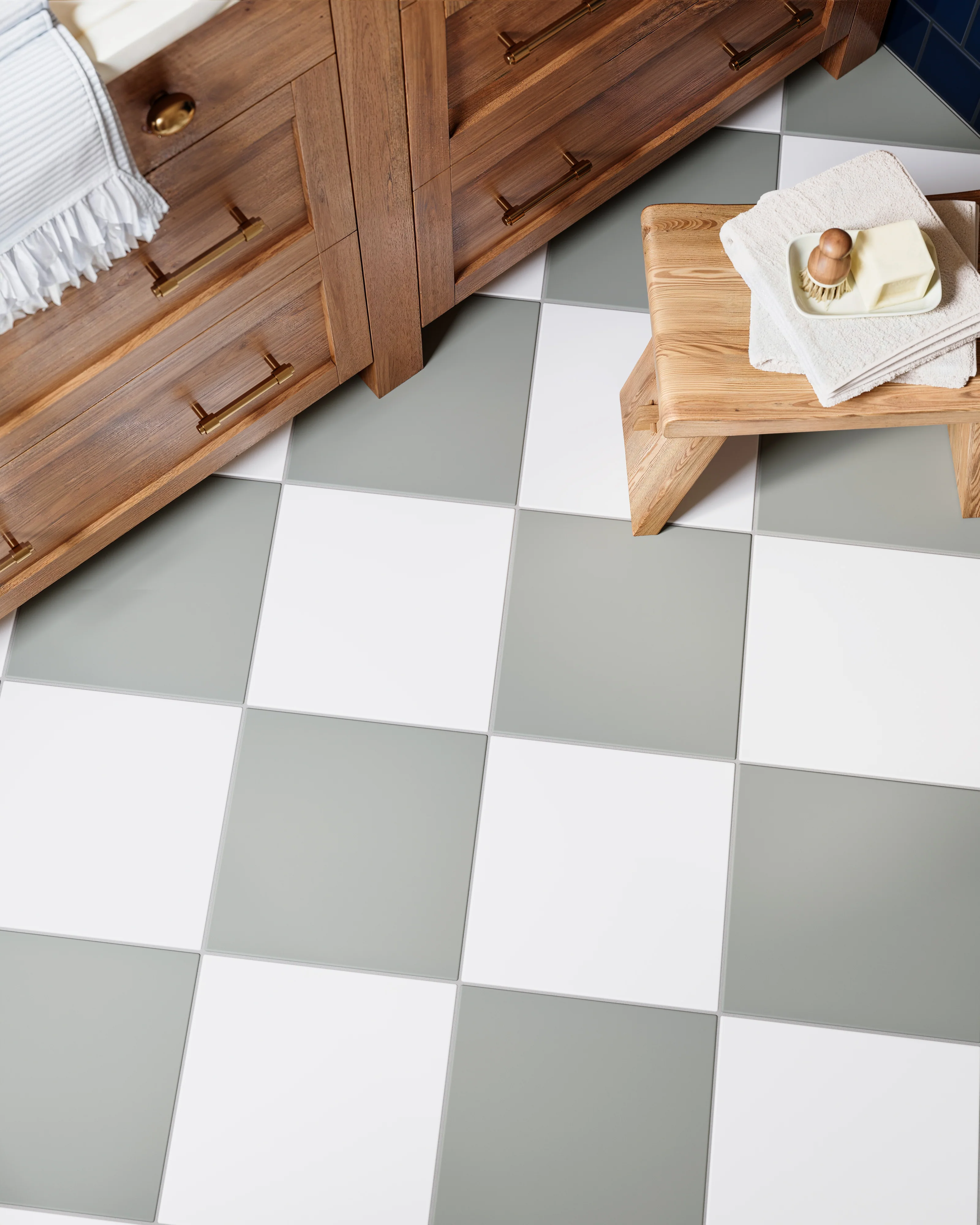 12x12 Natural Press Ceramic Tile in Salt Creek Matte - Rockland Interiors Inc.
