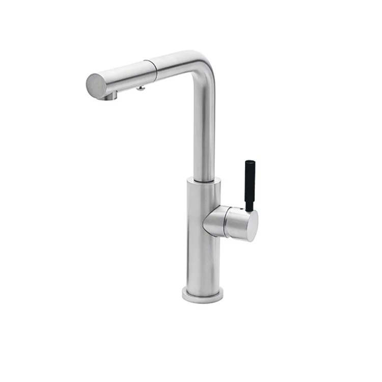 Kitchen Faucet Corsano 1 BST Lever ADA Ultra Stainless Steel Pull-Out Swivel 1 Hole 1.8 Gallons per Minute - Rockland Interiors Inc.