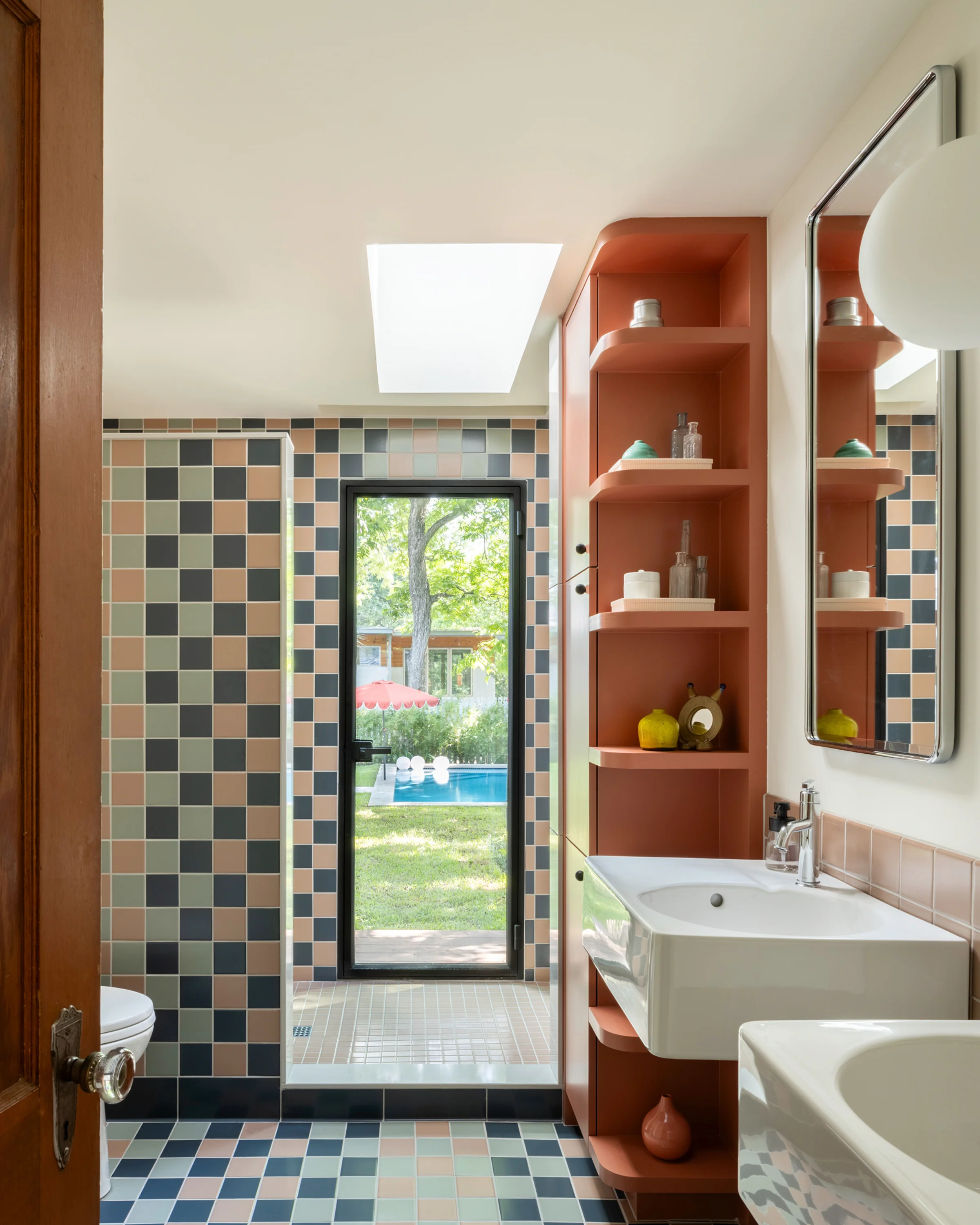 4x4 Natural Press Ceramic Tile in Terre Verte Gloss - Rockland Interiors Inc.
