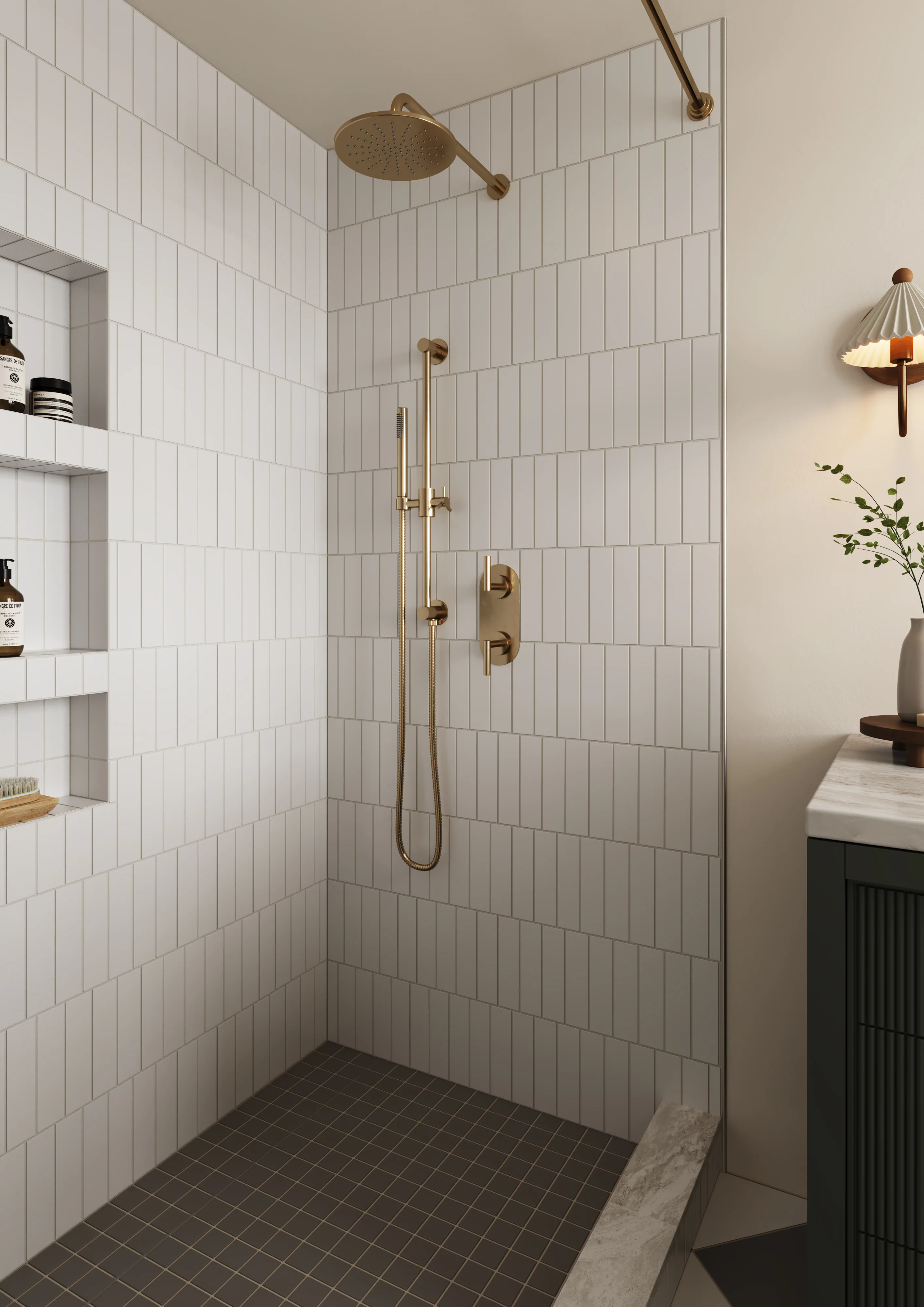 2x8 Natural Press Ceramic Tile in Salt Creek Matte - Rockland Interiors Inc.