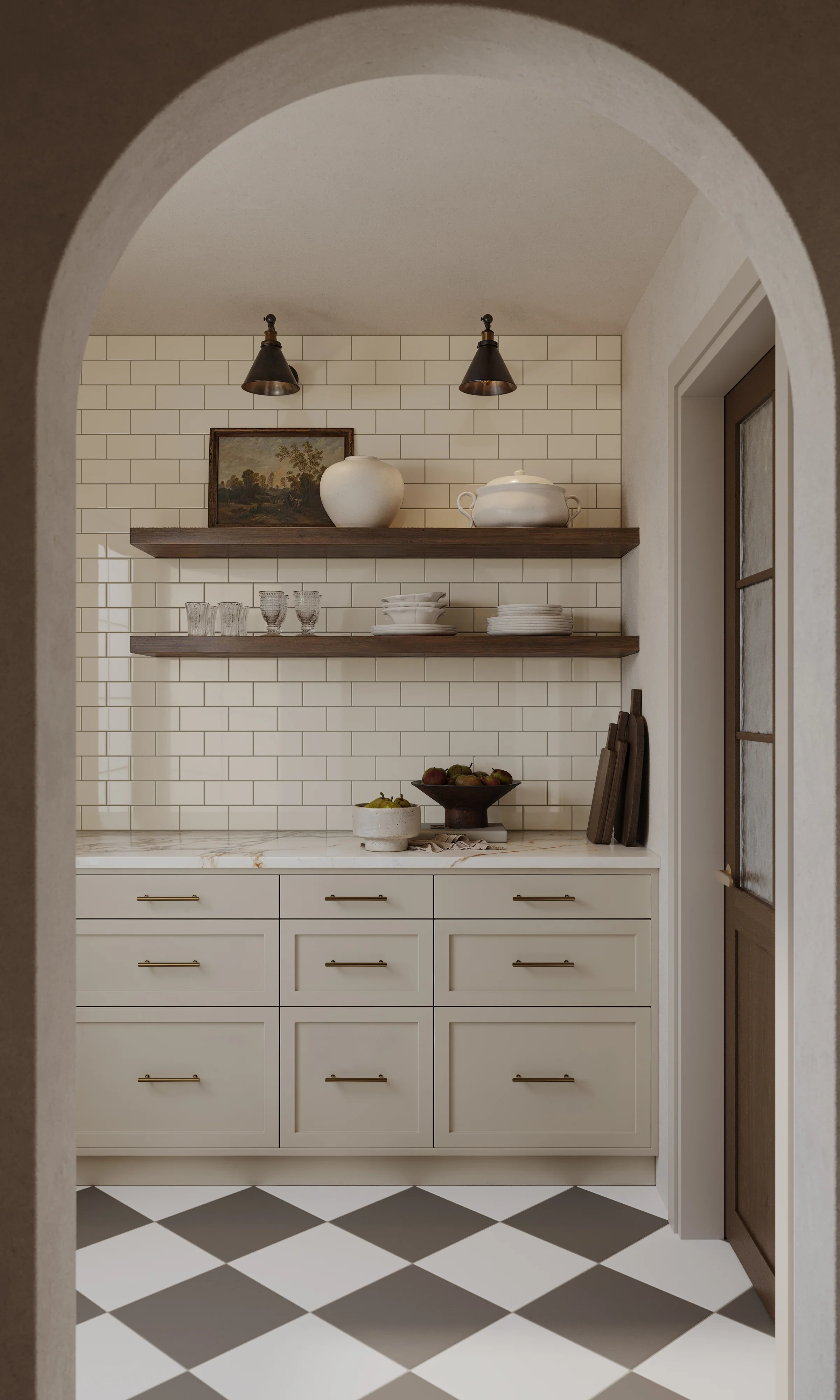 3x6 Natural Press Ceramic Tile in Salt Creek Gloss - Rockland Interiors Inc.