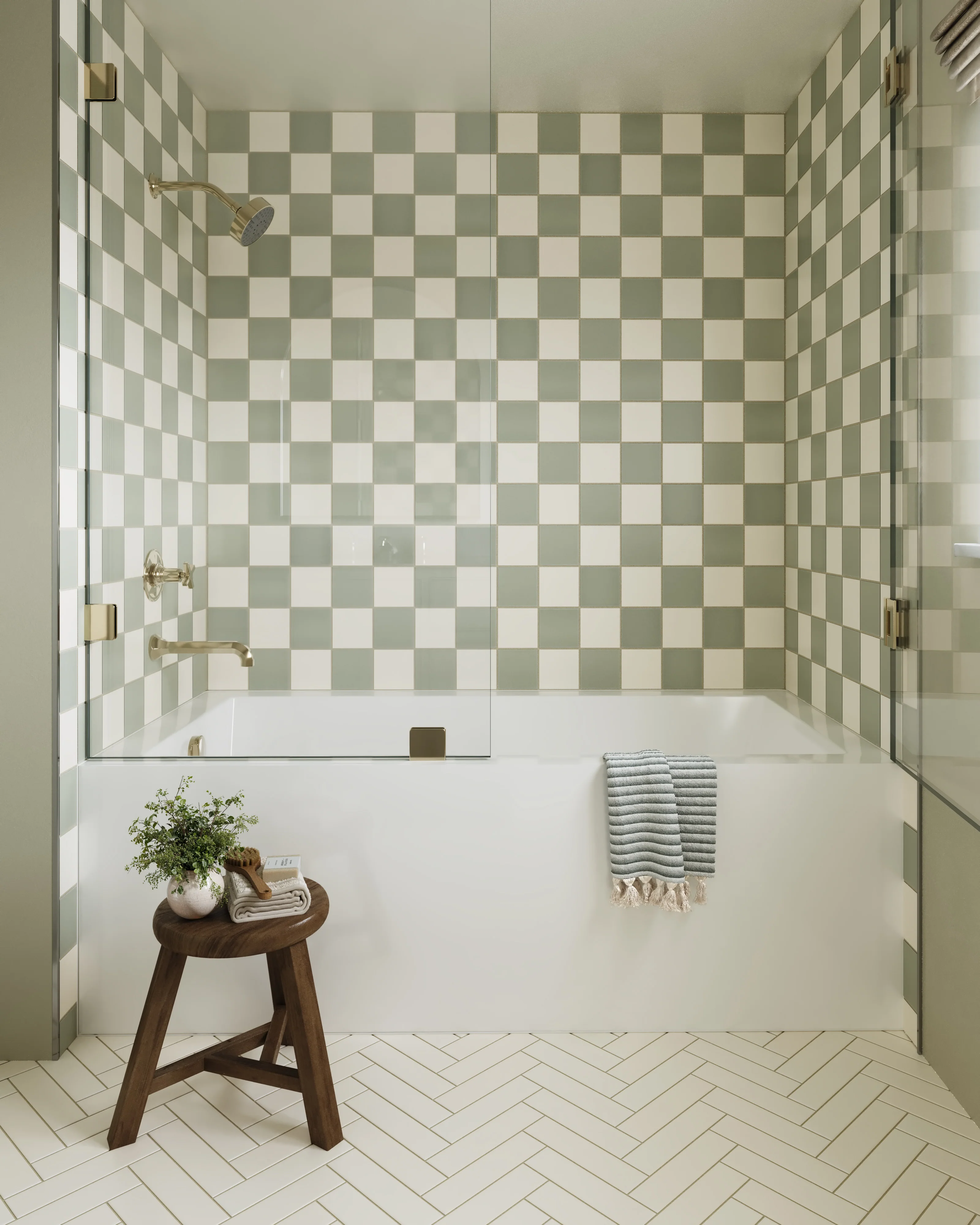 4x4 Natural Press Ceramic Tile in Manzanita Matte - Rockland Interiors Inc.