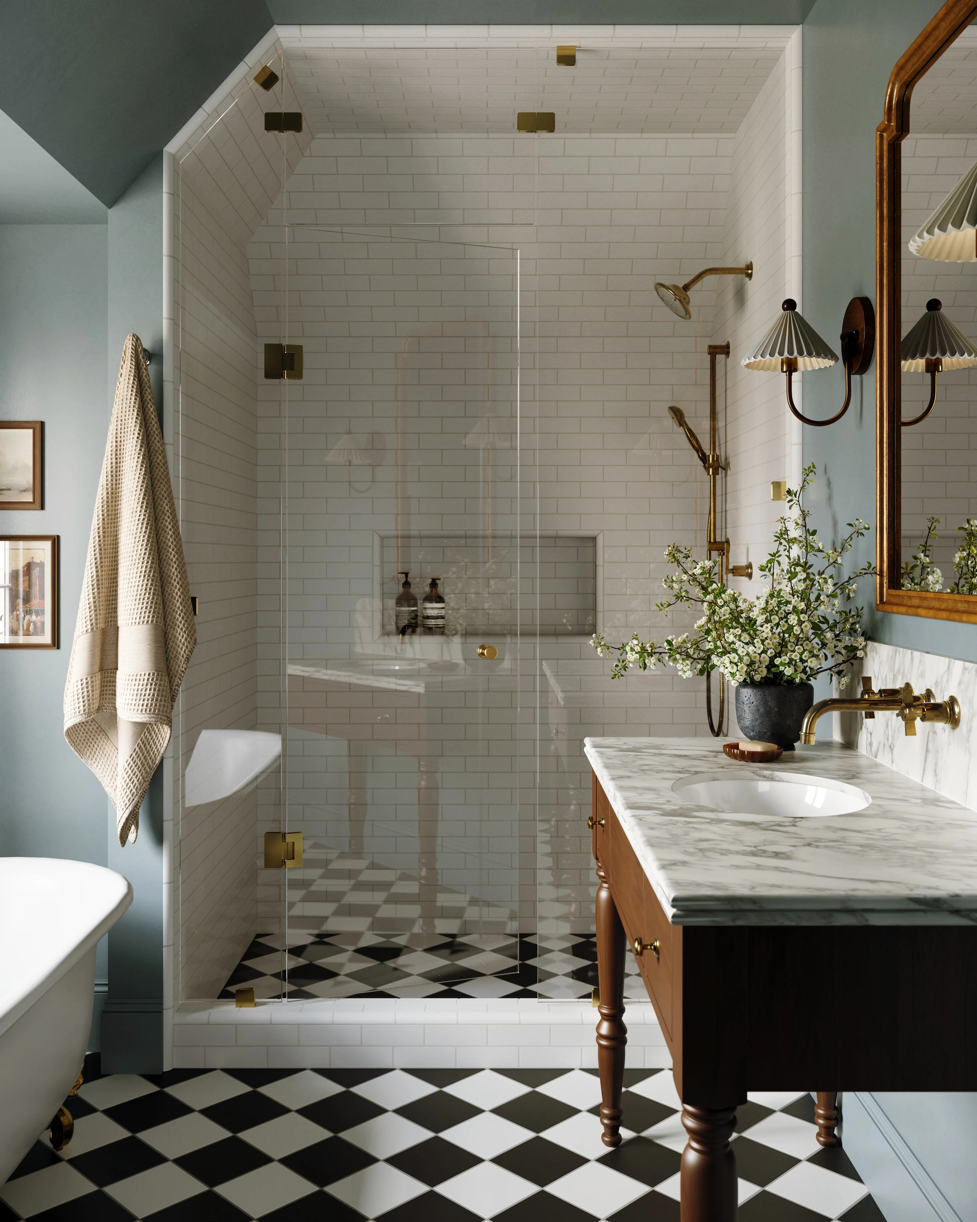 6x6 Natural Press Ceramic Tile in Salt Creek Matte - Rockland Interiors Inc.
