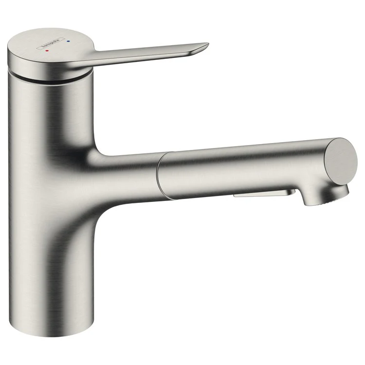Kitchen Faucet Zesis 1 Lever Stainless Steel Optic 150 DEG Swivel 1 Hole 1.5 Gallons per Minute - Rockland Interiors Inc.
