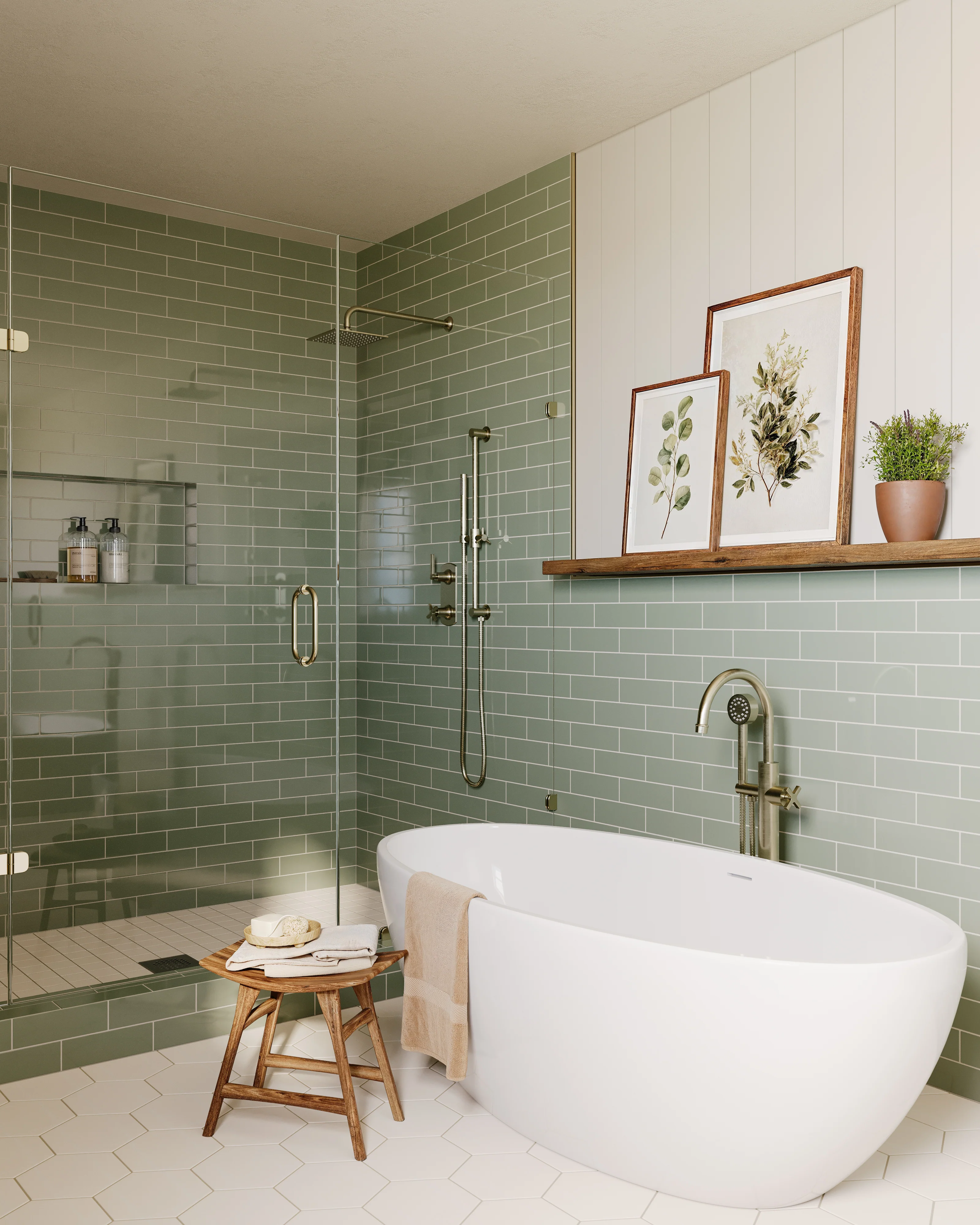 3x3 Straight Set Sheeted Natural Press Ceramic Mosaic Tile in Pearl Matte - Rockland Interiors Inc.