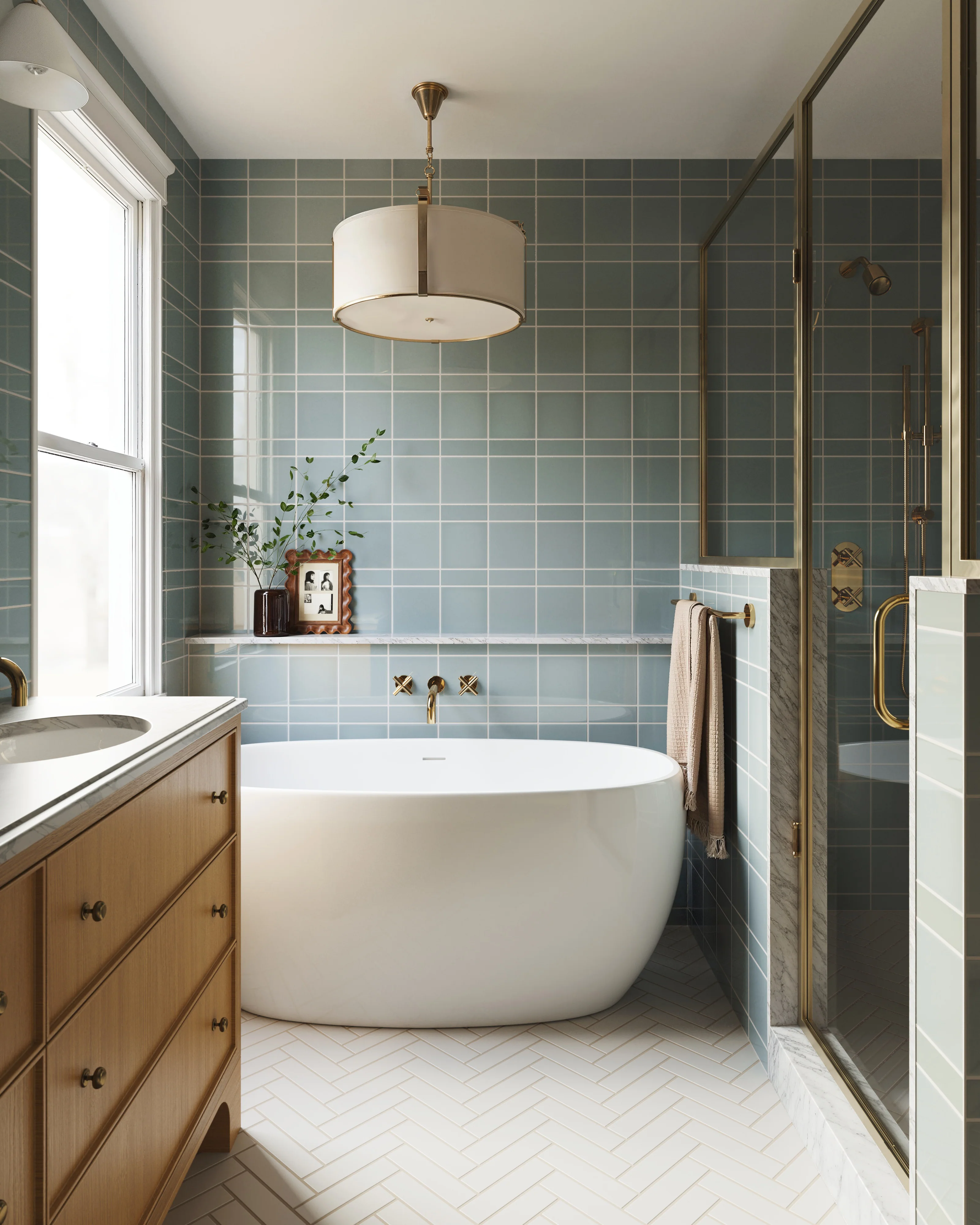 2x6 Natural Press Ceramic Tile in Hood River Gloss - Rockland Interiors Inc.