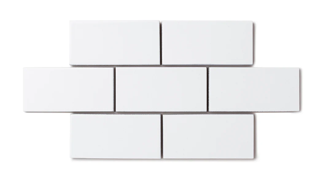 12x12 Natural Press Ceramic Tile in Gesso Matte - Rockland Interiors Inc.