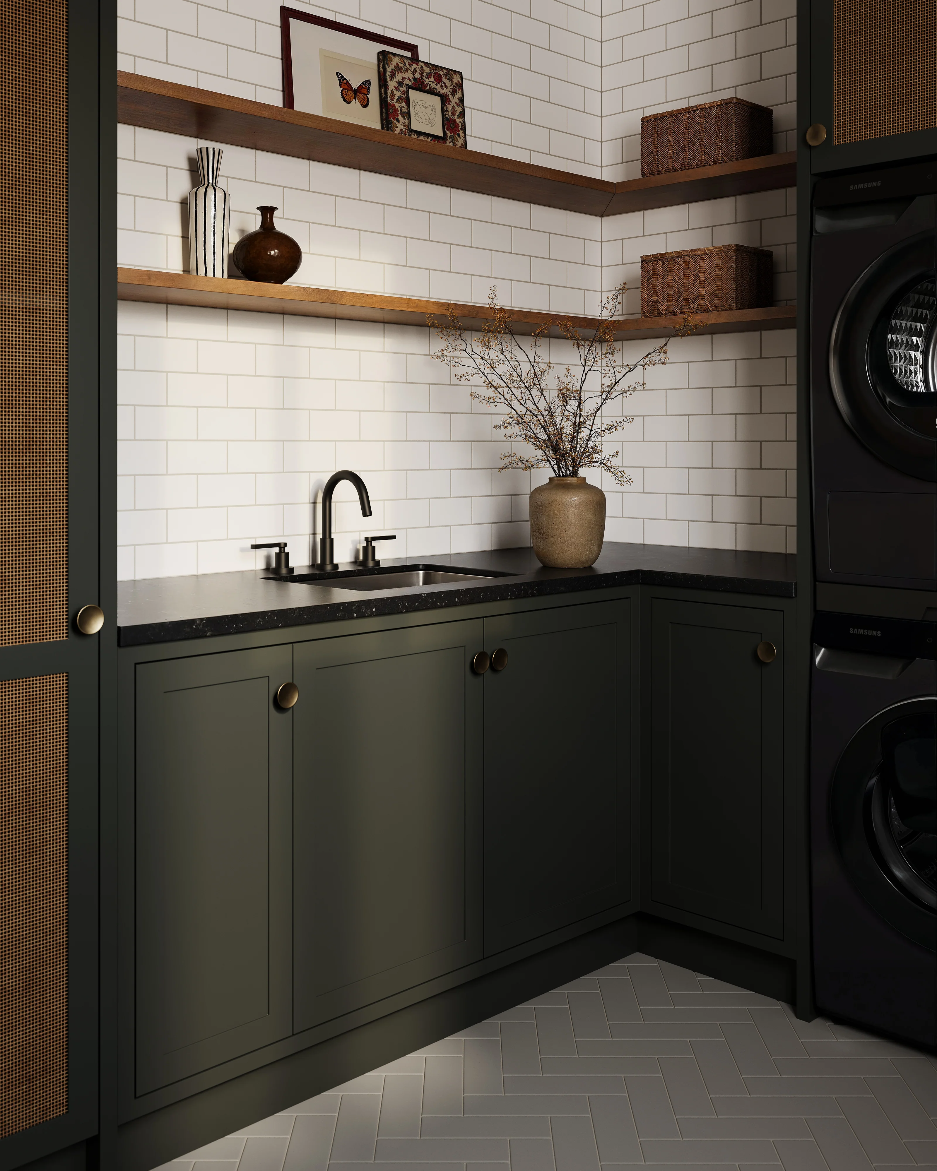 3x6 Natural Press Ceramic Tile in Salt Creek Matte - Rockland Interiors Inc.