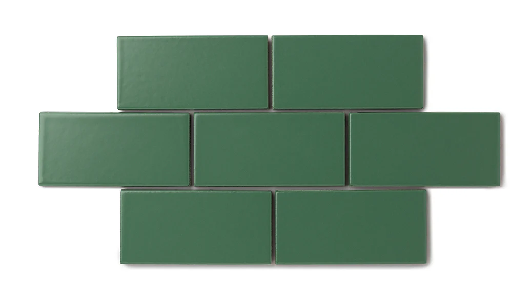 12x12 Natural Press Ceramic Tile in Viridian Matte - Rockland Interiors Inc.
