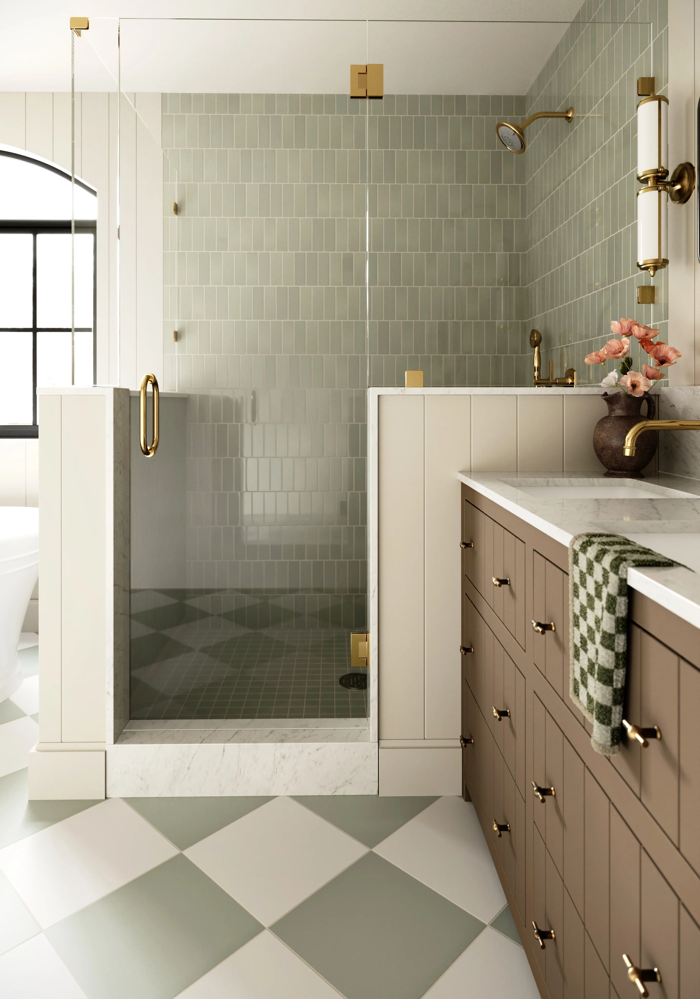 2x6 Natural Press Ceramic Tile in Manzanita Gloss - Rockland Interiors Inc.