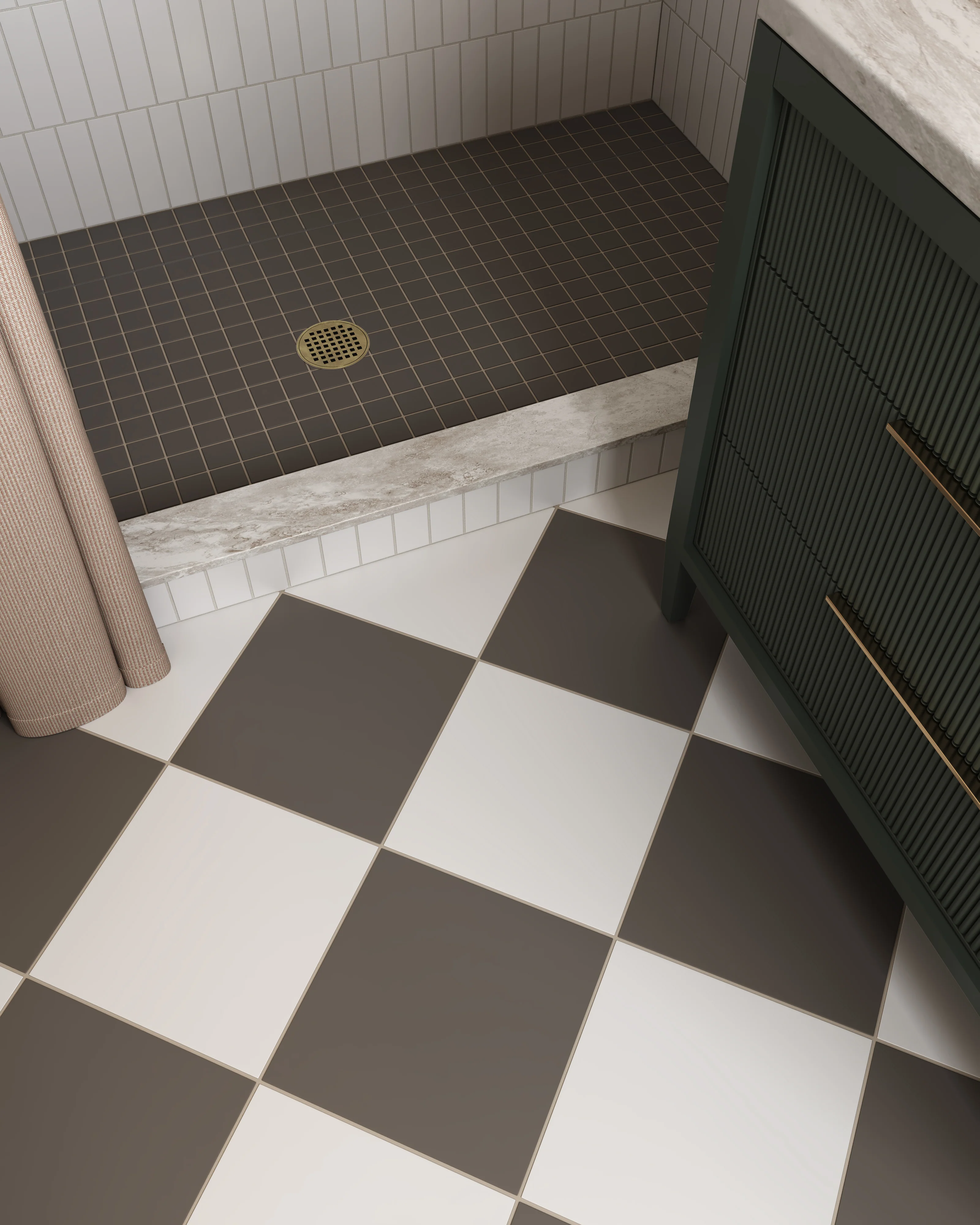 12x12 Natural Press Ceramic Tile in Salt Creek and Timberline - Rockland Interiors Inc.