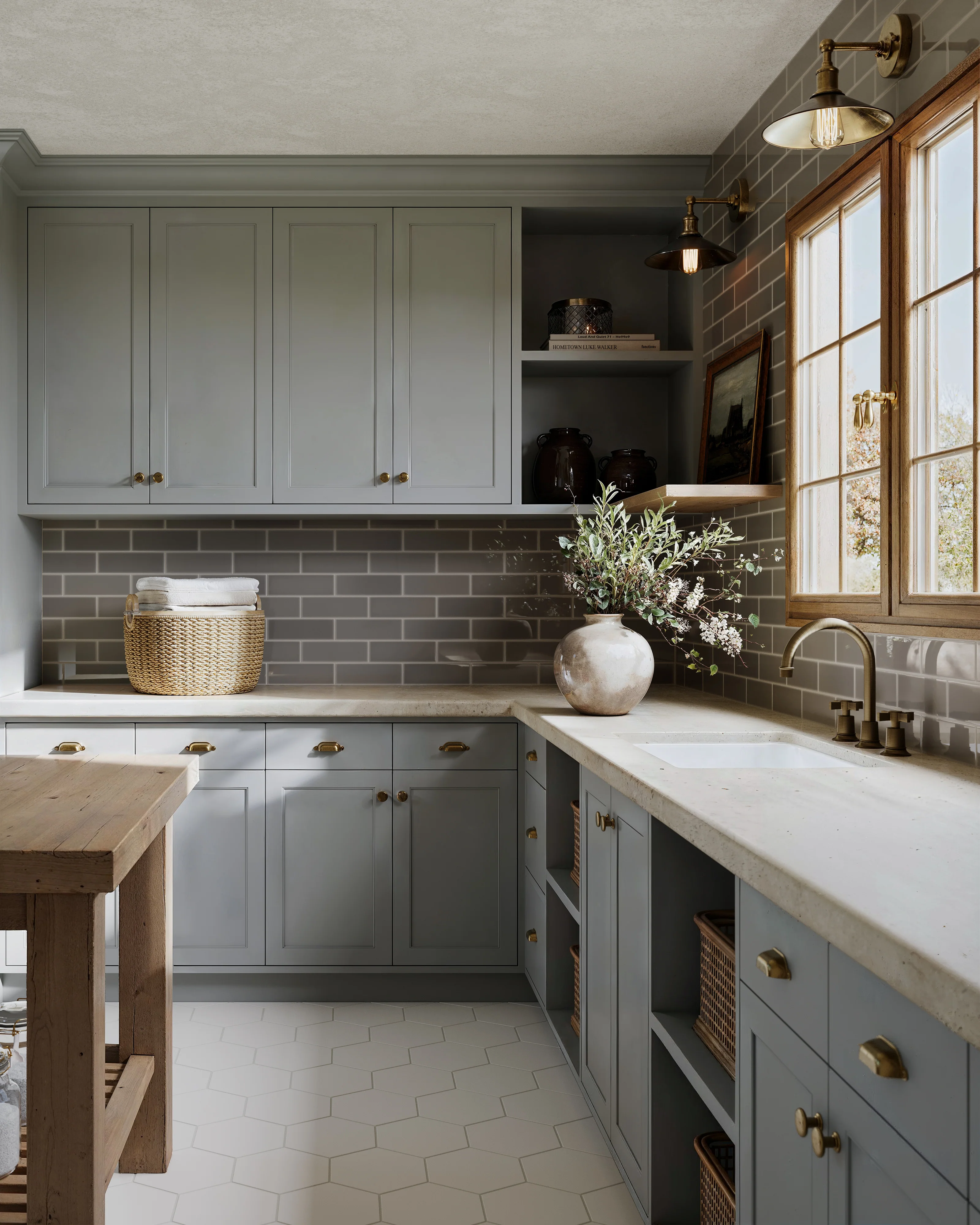 3x9 Natural Press Ceramic Tile in Timberline Gloss - Rockland Interiors Inc.