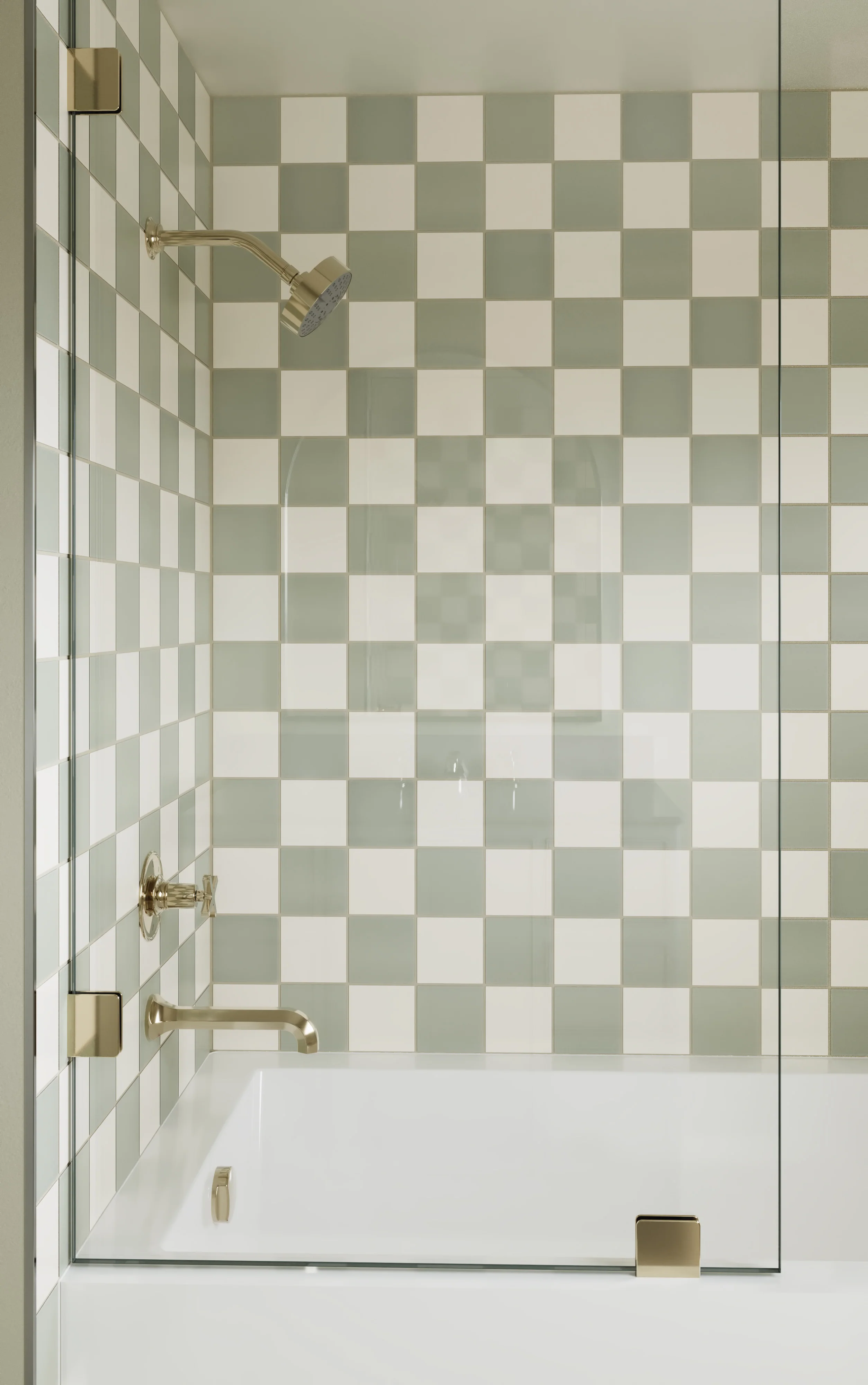 4x4 Natural Press Ceramic Tile in Salt Creek Matte - Rockland Interiors Inc.